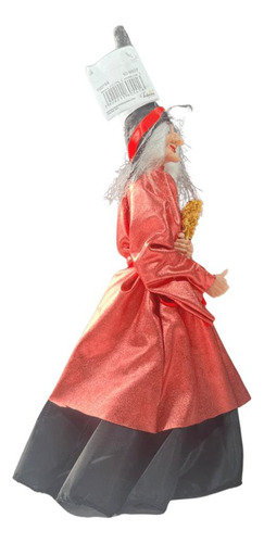 Estátua Bruxa Filipa 40cm Vermelha