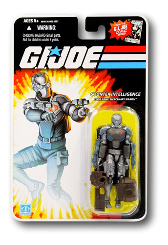 Gi Joe 25th Comic Counter Intelligence Mercenary Wraith