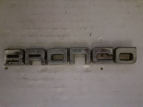 Emblema Cromado Lateral Bronco