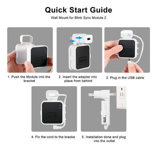 Soporte De Pared Fomass Outlet Para Blink Sync Module 2, ...