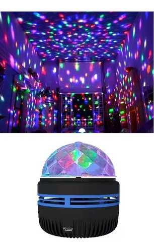 Bola De Luces Led Rgb Giratoria  Usb Magic Ball