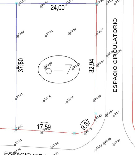Lote En Esquina En San Eliseo Golf, Fondo Orientado Al Nor Oeste