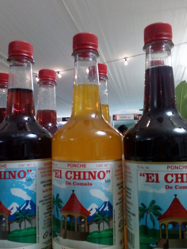 Ponche De Comala Sabor Coco Marca El Chino 1 Lt