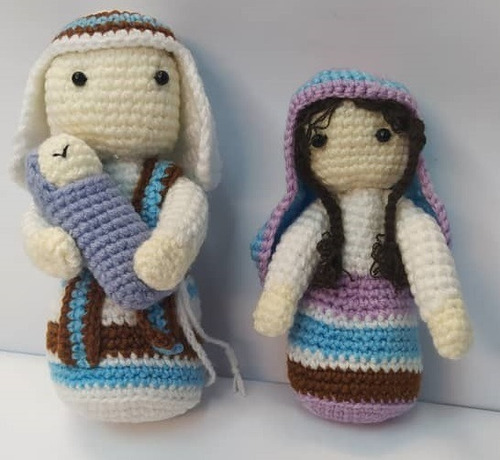 Nacimiento Pesebre Artesanía De Navidad Colecciones, Crochet