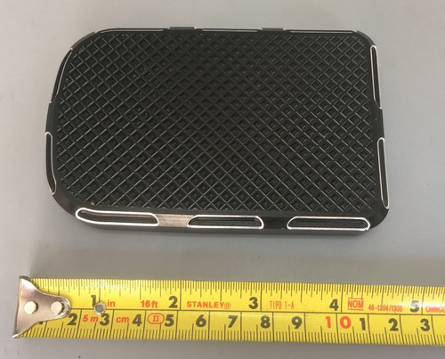 Cover De Pedal De Freno Diamond Negro Para Harley Davidson