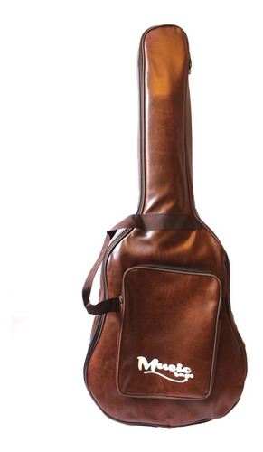Funda Para Guitarra Clásica Cuero Musicbags