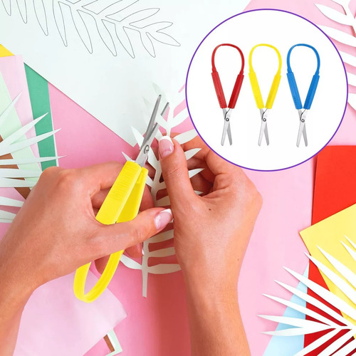 Para 3 Tijeras De Rizar De Diseño Ajustable, Tijeras