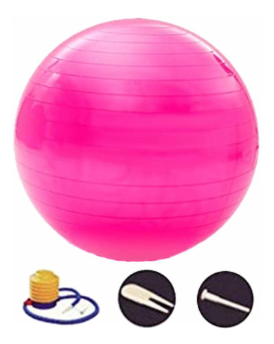 Pelota Yoga Esferodinamia Pilates 75 Cm. Con Inflador