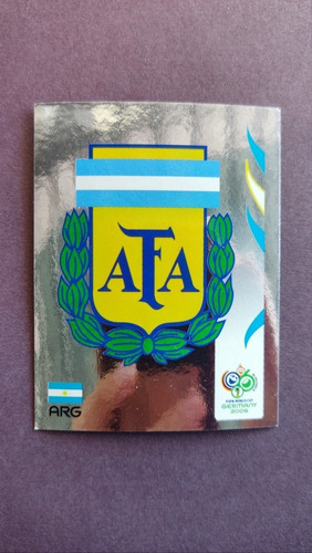 Estampa Holograma Argentina Panini Fifa World Cup Alemania 