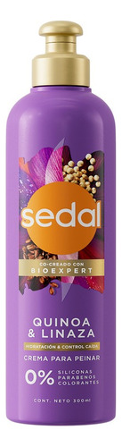  Sedal Bioexpert Crema Para Peinar Sedal Bioexpert Hidratación Control Caida en botella de 300mL por 1 unidad