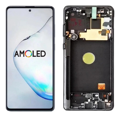 A Pantalla Amoled Con Marco Para Samsung Note 10 Lite N770f