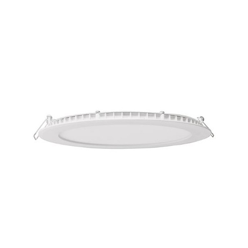 Plafon Led Interelec Redondo Embutir 12w Luz Cálida