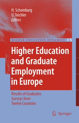 Libro Higher Education And Graduate Employment In Europe ...