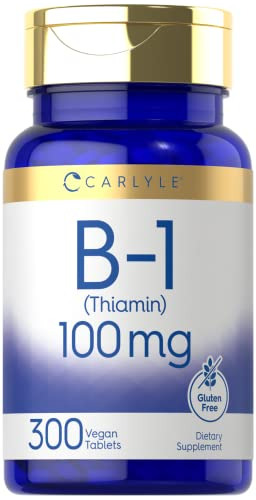 Carlyle Vitamina B-1 Ten 100mg Ten 300 Tabletas Zyt9w