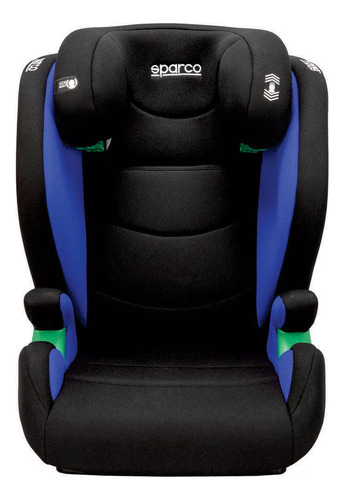 Autoasiento Sparco Sk2000i Booster Niño Seguridad Isofix Color Azul