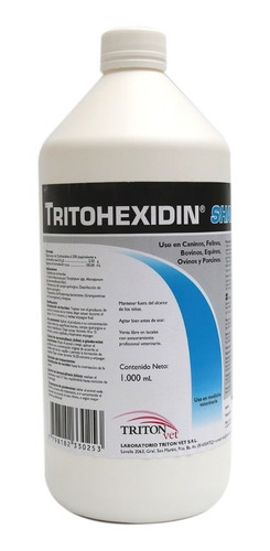 Shampoo Tritohexidin 1 Litro Para Perro 183 Solws
