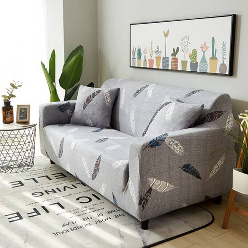 Fundas De Sillón 4 Cuerpos Estampadas Multihogar Uy