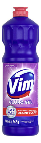 Desinfetante Cloro Gel Lavanda Vim 700ml