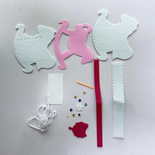Kit De Costura Creativo Para Niños: Set De Confección De