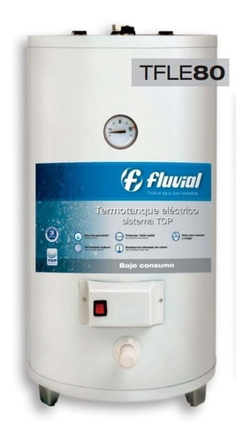 Termotanque Electrico Fluvial Tfle 80 Lts Colgar Tcp Apoyar