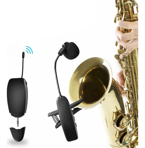 Micrófono Inalámbrico, Trompetas, Saxofón Cardioide Uhf Con