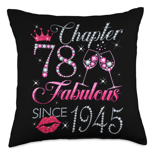 Happy 78th Birthday Gift For Women Ladies Capitulo 78 Fabulo