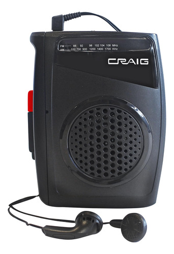 Craig Reproductor De Cassette Estereo/grabadora Con Auricula
