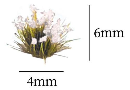 Fs Mechones De Hierba De Racimo De Flores En Miniatura Para