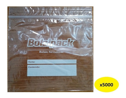 Caja 5000 Bolsas Chicas Sandwich Herméticas Bolsipack Chinet
