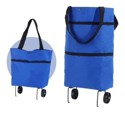 Carrito Bolso Portatil Ruedas Plegable Ajustable Mandado