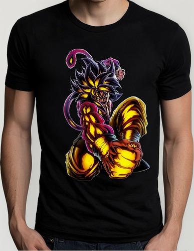 Playera Hombre Dragon Ball Z Goku Vegeta Super Sayayin Mod B