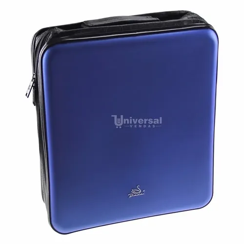 Case Guarda Porta Cd Dvd Blu-ray Maleta 240 Mídias Porta-cd
