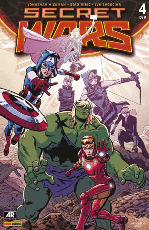 Libro Secret Wars 04 (portada Alternativa)