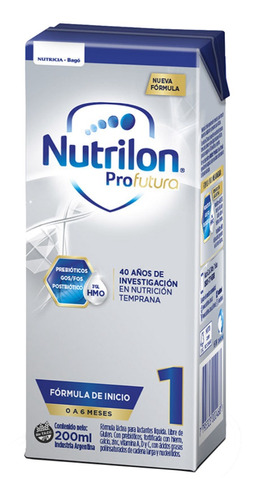 Leche Líquida Nutricia Nutrilon Profutura 1 Brick 200ml 30 U