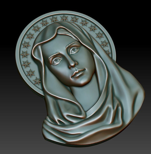 Escultura Virgen María Sagrada.