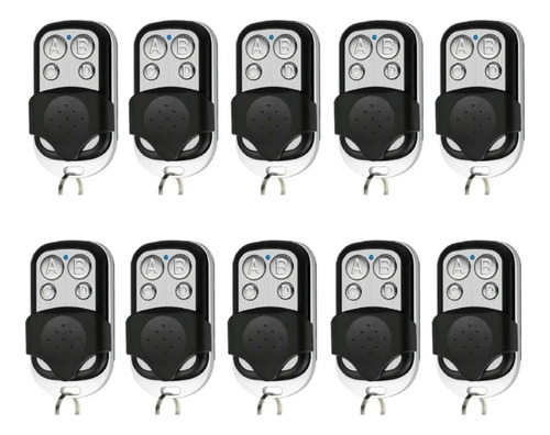 Pack 10 Unidadades Control Remoto Portón Eléctrico Universal