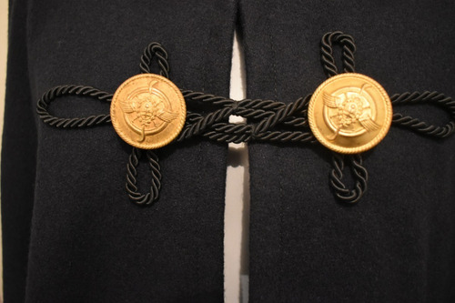 Antigua Capa Gala Oficial Aeronáutica .no Uniforme Militaria (Usado)