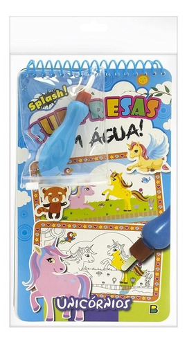 Livro Surpresas Com Agua : Unicornios