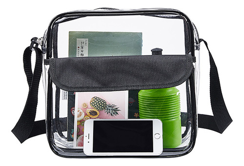 Bandolera Transparente, Bolsa De Mano Transparente Aprobada