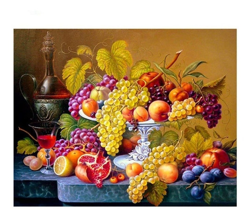 5d Pintura Por Diamantes De Pintura De Frutas