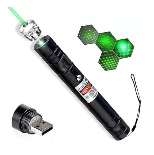 Puntero Laser Astronómic 5000mw Caleidoscopio Recargable Usb