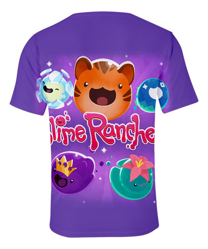 Game Slime Rancher Playera Atigrado Y Traje De Limo Rosa