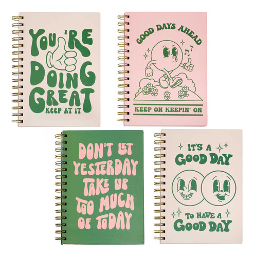 Cuadernos Thinkable A5 De Tapa Dura, Paquete De 4 Unidades,