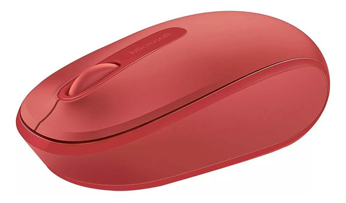 Mouse Microsoft Inalambrico 1850 Rojo