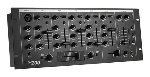Mezclador Estéreo Profesional De 5 Canales Para Dj Con Monta