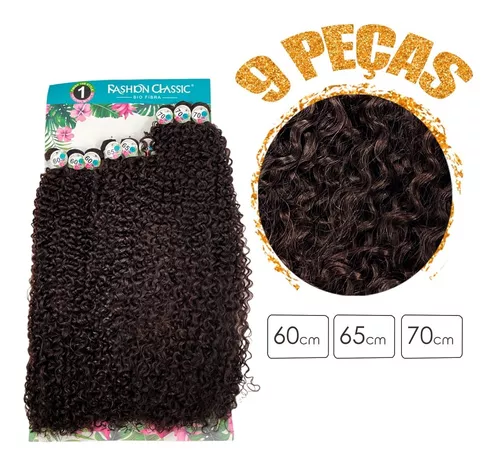 Cabelo Cacheado Lindona Bio Vegetal Orgânico Fashion Classic