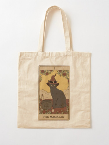 Bolso Tote Bag Estampado Gatos Catlovers. Bolsa De Compras