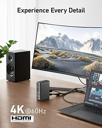 Estación De Acoplamiento Usb-c Anker 575 (13 En 1), Carga De