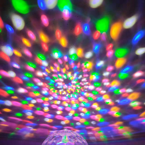 Luz Nocturna Colorida, Bola Giratoria Led, Luces De Fiesta D
