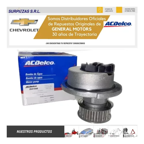 Kit Distribucion+bomba + Correas Poly V Chevrolet Onix 13/24